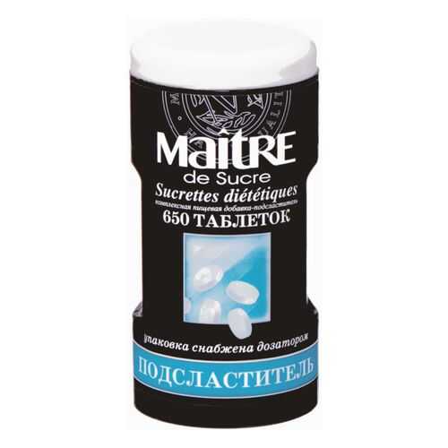Подсластитель Maitre de Sucre 650 таблеток в Спар