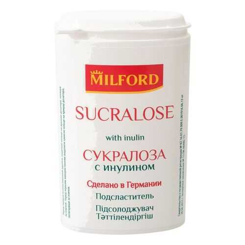 Подсластитель сукралоза Milford с инулином 22.2 г в Спар