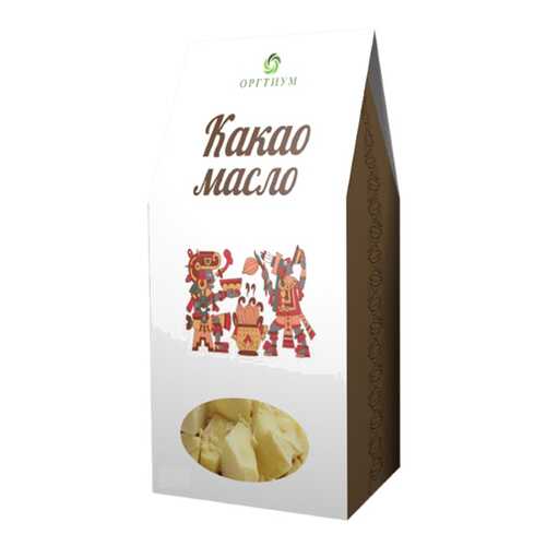 Какао масло Оргтиум горячего первого отжима 100 г в Спар