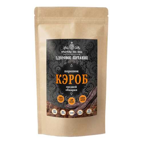 Кэроб, порошок №3 Продукты XXII века средней обжарки 100 г в Спар