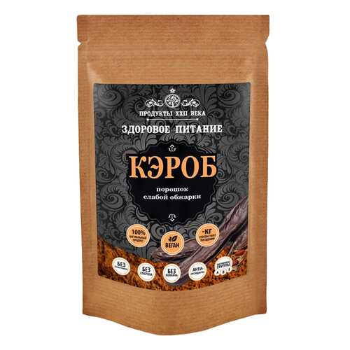 Кэроб Продукты XXII века порошок слабой обжарки 200 г в Спар