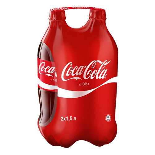 Напиток Coca-Cola сильногазированный 1.5 л 2 штуки в упаковке в Спар