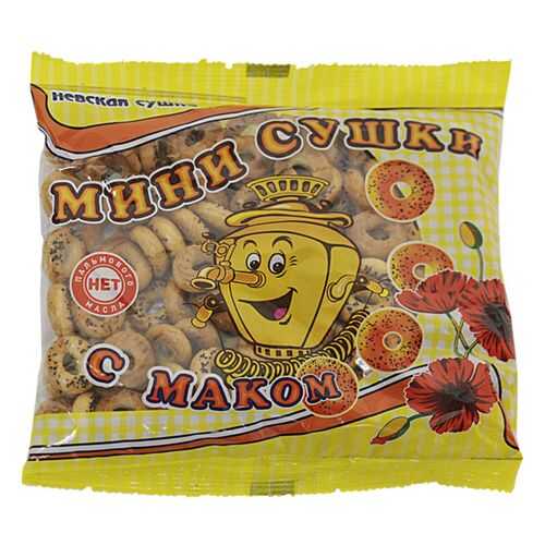 Сушка мини Невская сушка с маком 200 г в Спар