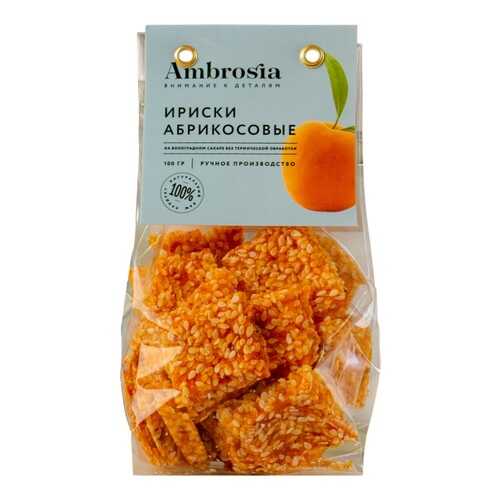 Ириски Ambrosia Абрикосовые 100г Россия в Спар