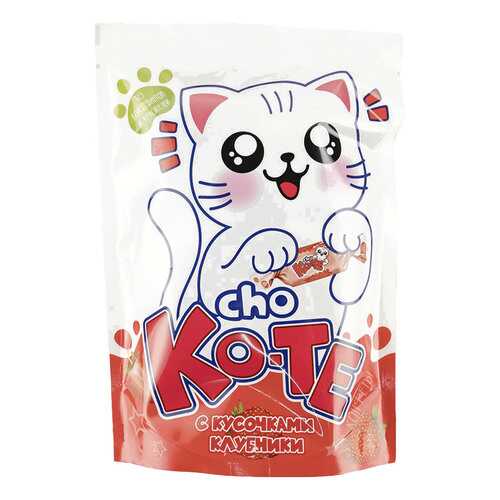 Конфеты Cho ko-te С кусочками клубники, 200 гр в Спар