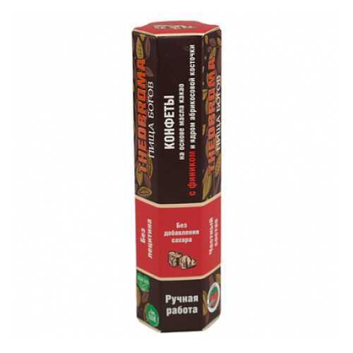 Конфеты Финик с ядром абрикосовой косточки Theobroma Пища Богов 60 г в Спар