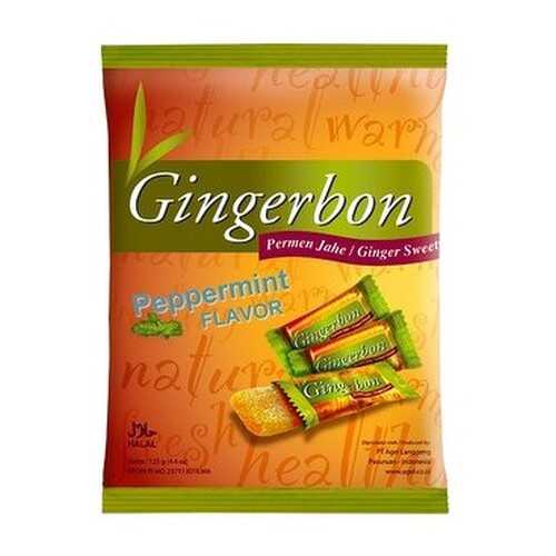 Конфеты имбирные GingerBon с мятой, жевательные 125 г в Спар