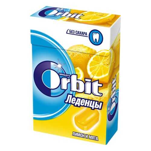 Леденцы Orbit лимон и мята 35 г в Спар