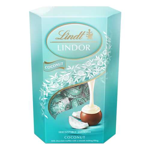 Набор конфет Lindt lindor молочный шоколад c кокосом 200 г в Спар