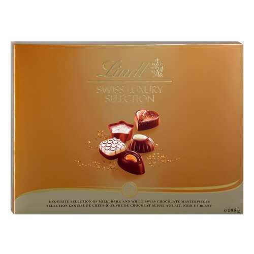 Набор шоколадных конфет Lindt Swiss Luxury ассорти 195 г в Спар