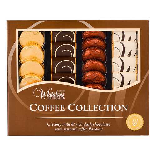 Набор шоколадных конфет Whitakers Chocolates кофейная коллекция 200 г в Спар