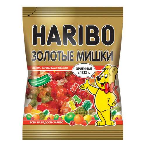 Мармелад Haribo жевательный золотые мишки 70 г в Спар