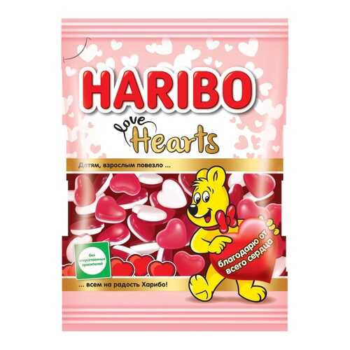 Жевательный мармелад Haribo сердечки 100 г в Спар