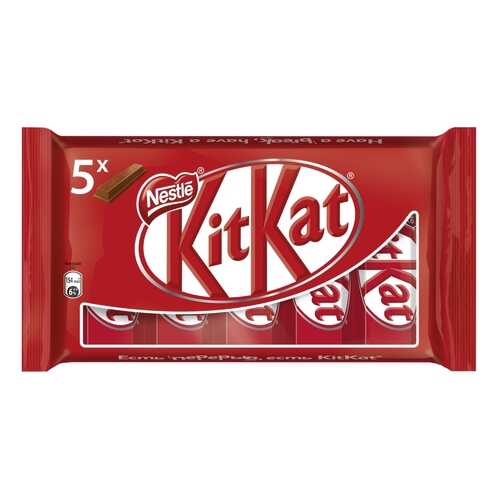 Батончик Nestle Kitkat шоколадный с хрустящей вафлей 29 г 5 штук в Спар