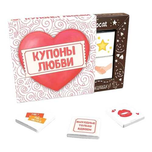 Набор молочного шоколада Chococat купоны любви 60 г в Спар