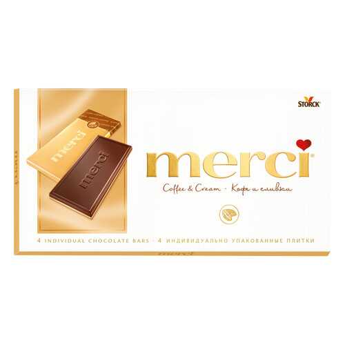Шоколад молочный Merci кофе и сливки 100 г в Спар