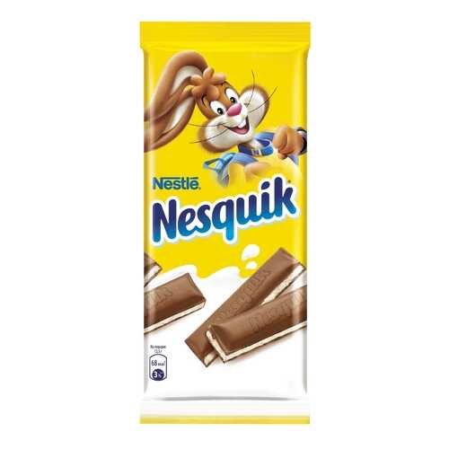 Шоколад молочный Nesquik с молочной начинкой 100 г в Спар