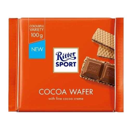 Шоколад Ritter Sport Молочный с начинкой какао и вафли 100г в Спар