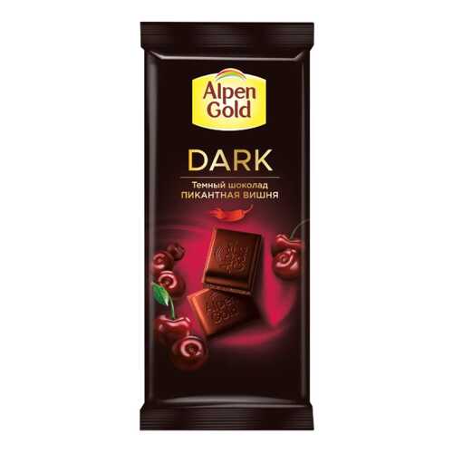 Шоколад темный Alpen Gold пикантная вишня 85 г в Спар