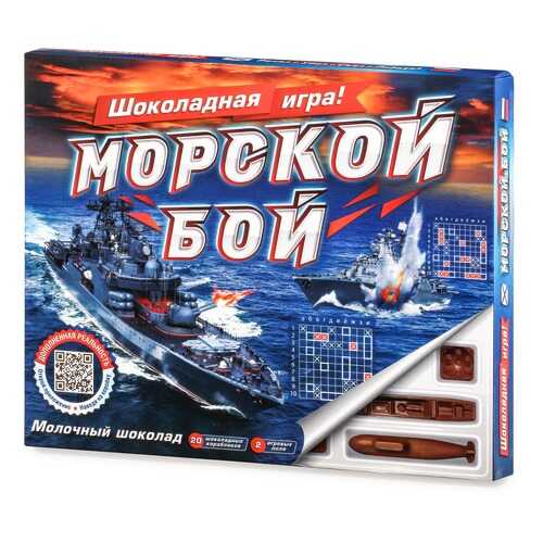 Шоколадная игра Вкусные идеи морской бой 180 г 28х22х2 Россия в Спар