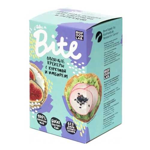 Крекеры овсяные Take a Bitey с куркумой и имбирем 200 г в Спар