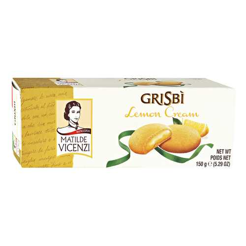 Печенье GriSbi с начинкой из лимонного крема 150 г в Спар