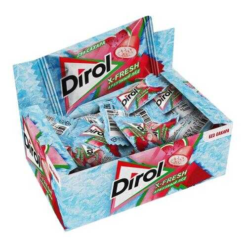 DIROL X-FRESH жевательная резинка арбузный лед 2г по 100 шт в Спар