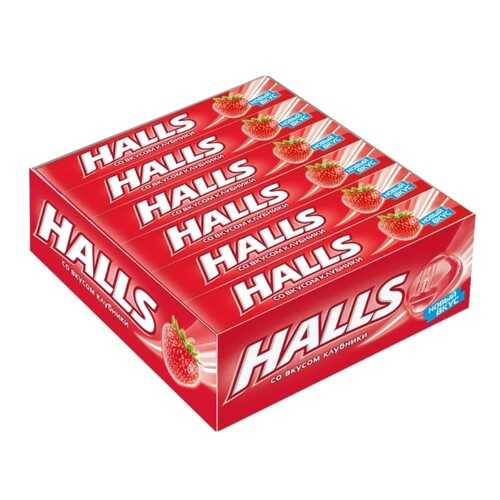 Карамель Halls клубника 12 шт в Спар