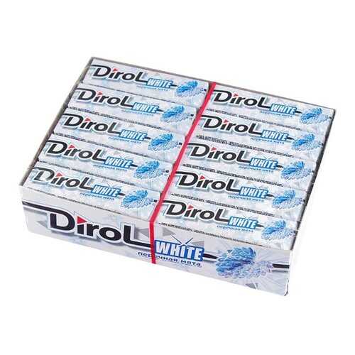 Жевательная резинка Dirol» White мята 30 шт в Спар