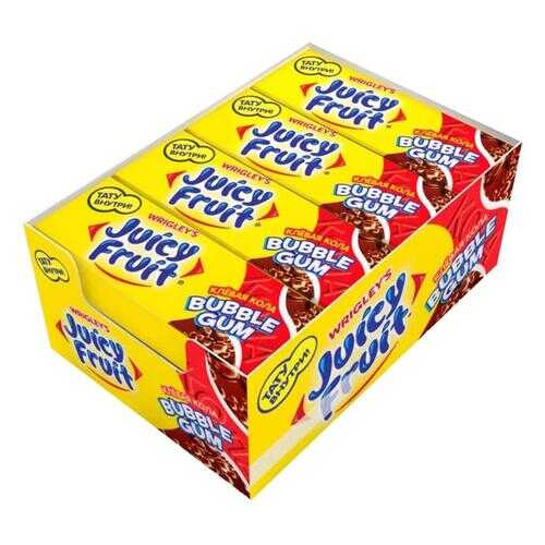 Жевательная резинка Juicy Fruit клевая кола 24 штуки 13.8 г в Спар