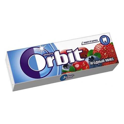 Жевательная резинка Orbit ягодный микс 13.6 г 30 штук в Спар