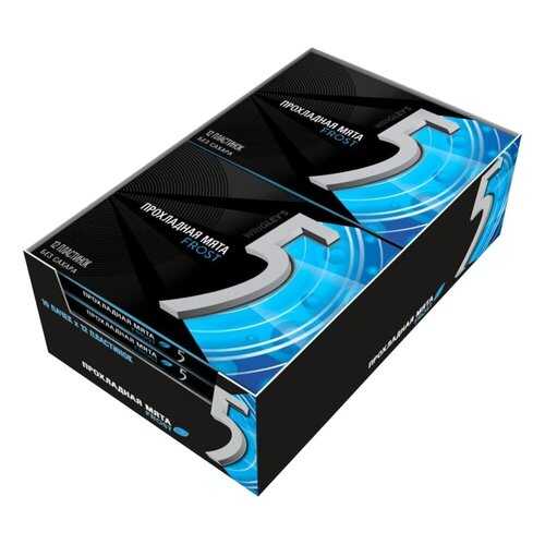Жевательная резинка Wrigley's 5 frost 31.2 г 10 штук в Спар