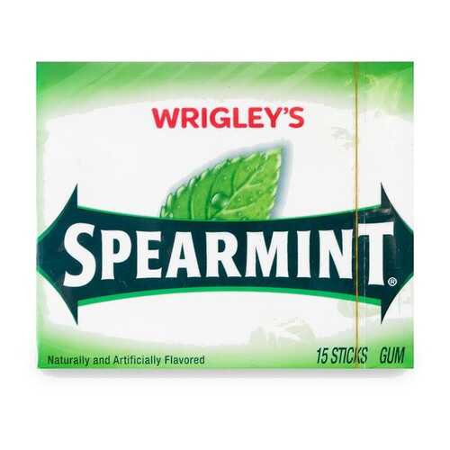 Жевательная резинка Wrigley's Spearmint 15 пластинок США в Спар