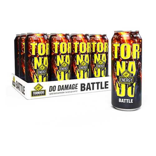 Энергетический напиток Tornado Energy Battle 12 шт Х 450 мл в Спар