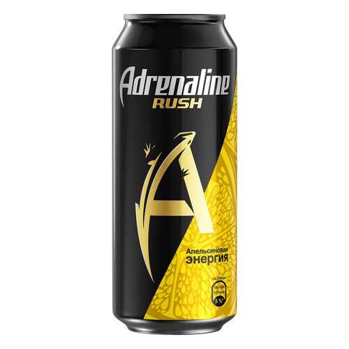 Напиток Adrenaline Juicy энергетический Апельсиновая энергия 449мл в Спар