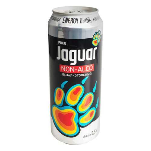 Напиток энергетический Jaguar безалкогольный жестяная банка 0.5 л в Спар