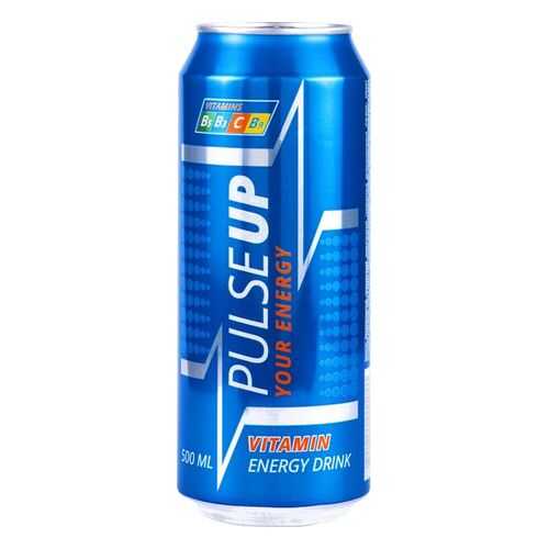 Напиток энергетический Pulseup energy жестяная банка 0.5 л в Спар
