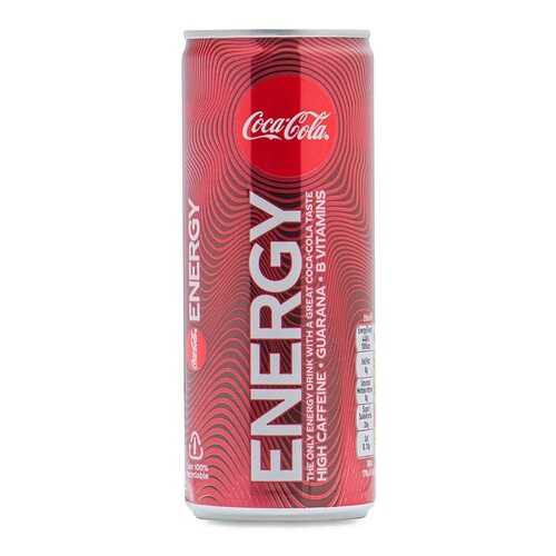Напиток безалкогольный газированный Coca-Cola Energy 0.25л банка Великобритания в Спар