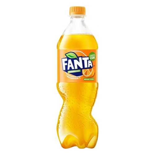 Напиток безалкогольный сильногазированный Fanta апельсин с витамином С пластик 0.9 л в Спар
