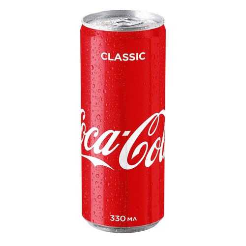 Напиток газированный Coca-Cola classic жестяная банка 0.33 л в Спар