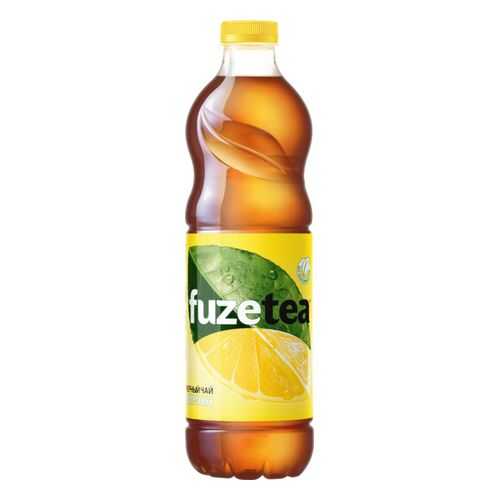 Черный чай Fuzetea лимон 1.5 л в Спар