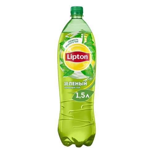 Холодный чай Lipton зеленый 1.5 л в Спар