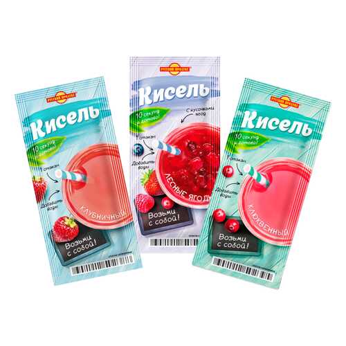 Набор кисели Русский продукт 3 вкуса 25 г в Спар