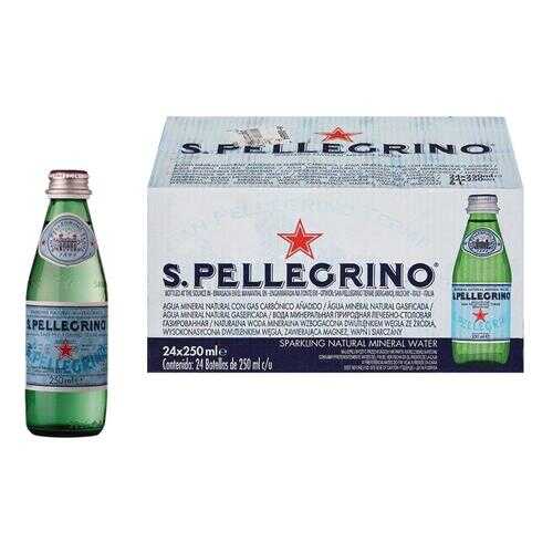 Минеральная вода газ S.Pellegrino 0.5 л стекло по 24 шт в Спар