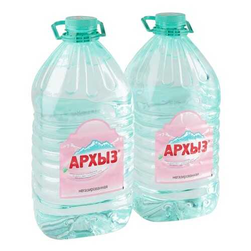 Вода столовая питьевая Архыз негазированная 5л/2 в Спар