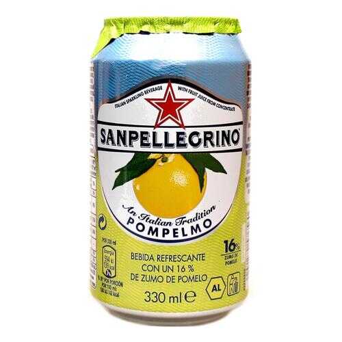 Напиток сокосодержащий San Pellegrino со вкусом грейпфрута, 0,33 л а/б по 6шт в Спар