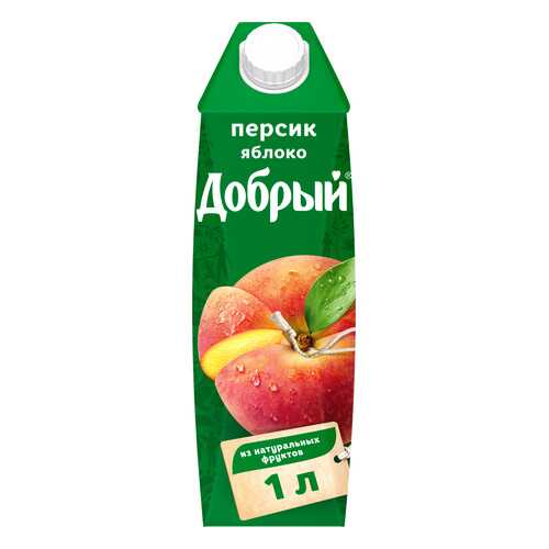 Нектар Добрый персик-яблоко 1 л в Спар