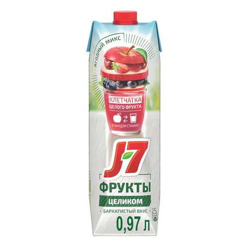 Нектар J-7 Фрукты Целиком Ягодный микс 970 мл в Спар