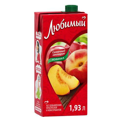 Нектар Любимый солнечный нектарин 1.93 л в Спар