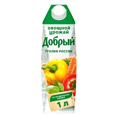 Нектар мультиовощной Добрый овощной урожай 1 л в Спар